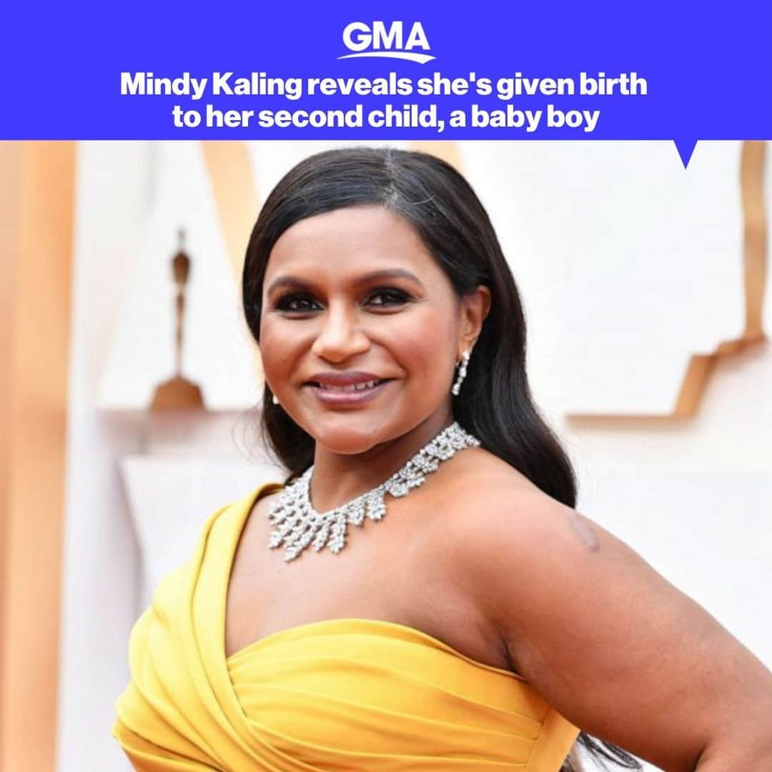 Good Morning Americaさんのインスタグラム写真 - (Good Morning AmericaInstagram)「Congratulations @mindykaling! 👏💙 Link in bio for all the details.」10月9日 23時39分 - goodmorningamerica