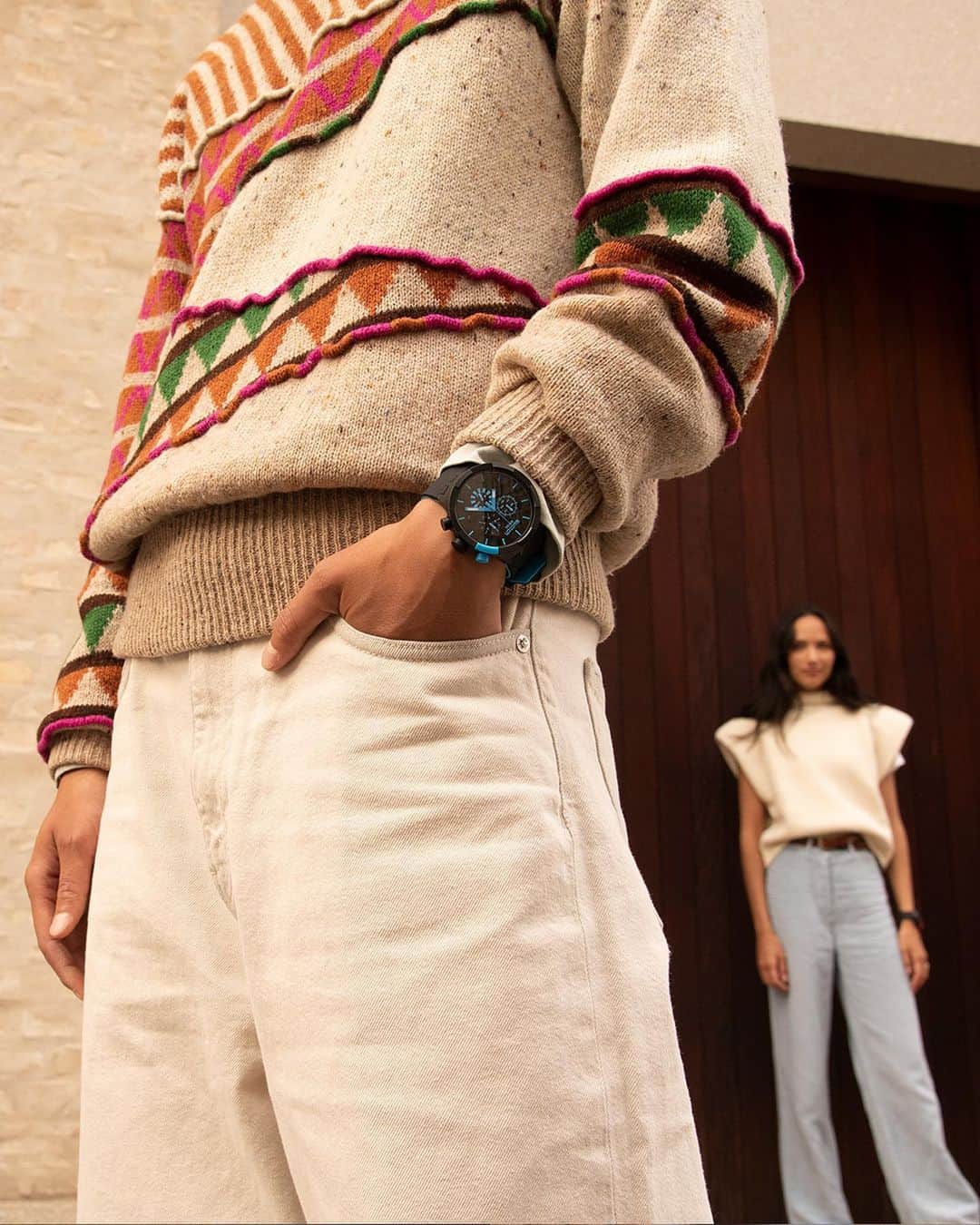 のインスタグラム：「#SwatchBIGBOLD CHRONO with the stopwatch function that allows you to play with the very concept of time by pausing or re-setting it as desired. As clearly, time is what you make of it…」