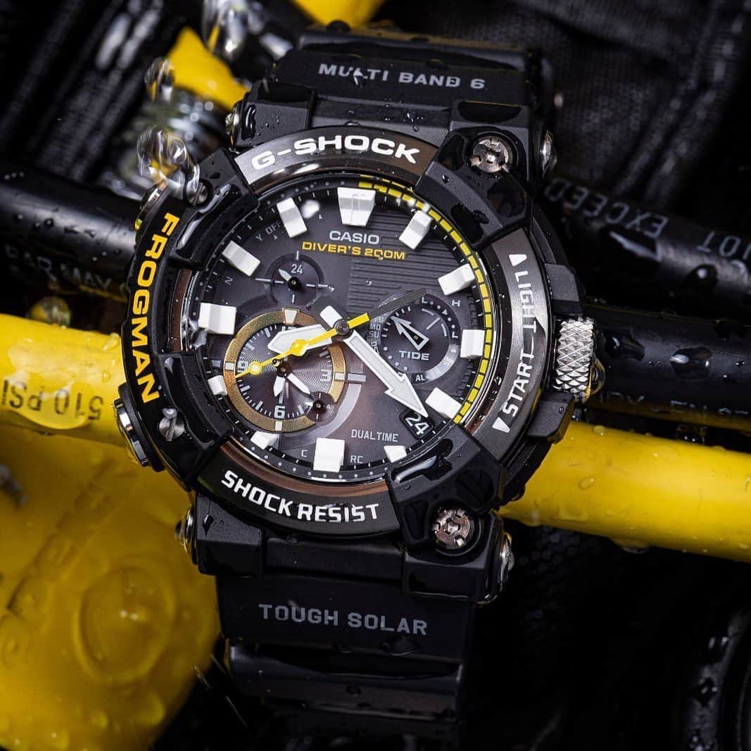 G-SHOCKさんのインスタグラム写真 - (G-SHOCKInstagram)「Explore the deep with the ISO 200M water-resistant #FROGMAN」10月9日 23時52分 - gshock_us