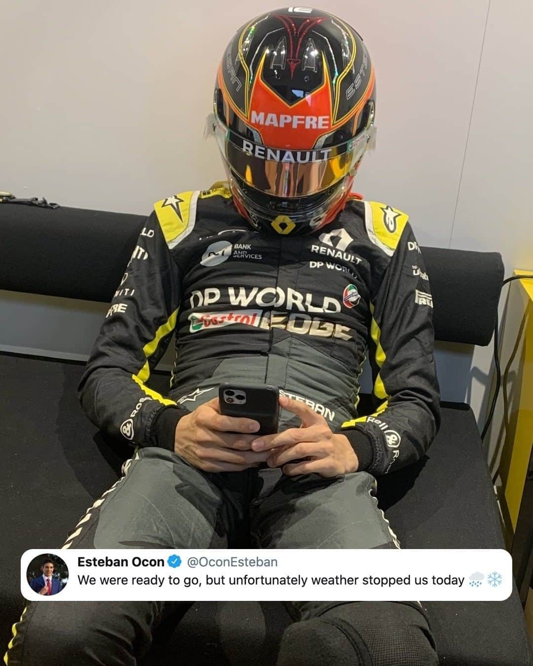 F1さんのインスタグラム写真 - (F1Instagram)「Mood.⁣ ⁣ With no action on Friday at the Nurburgring, the drivers got to reserve their energy to tackle Saturday and Sunday 😴⁣ ⁣ #F1 #Formula1 #EifelGP #Motorsport」10月10日 1時10分 - f1