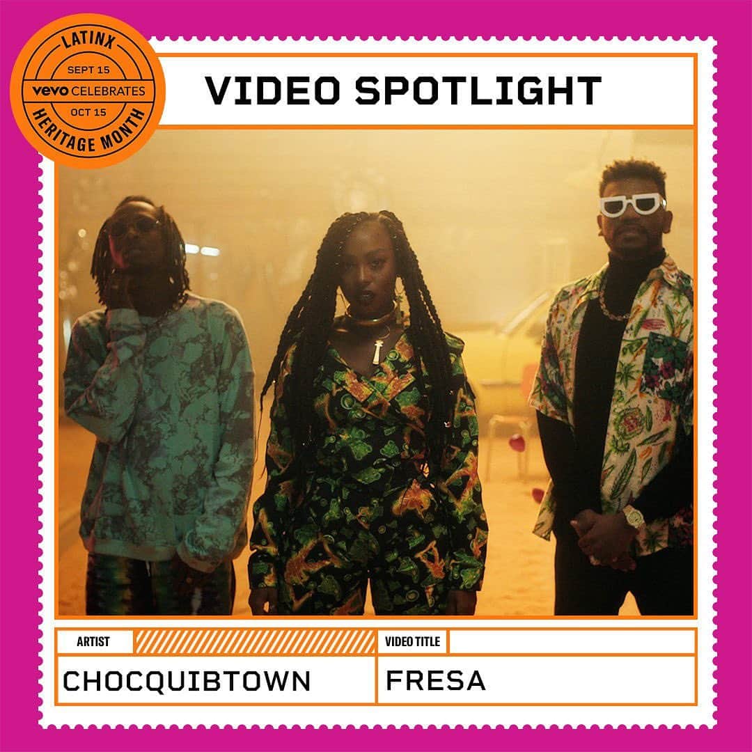 Vevoさんのインスタグラム写真 - (VevoInstagram)「Colombian trio @chocquibtown emphasize the importance of the African Diaspora to Latinx culture in "Fresa." Our next video spotlight for #LatinxHeritageMonth explains how. Watch now! ⠀⠀⠀⠀⠀⠀⠀⠀⠀ ▶️[Link in bio] #chocquibtown」10月10日 2時04分 - vevo