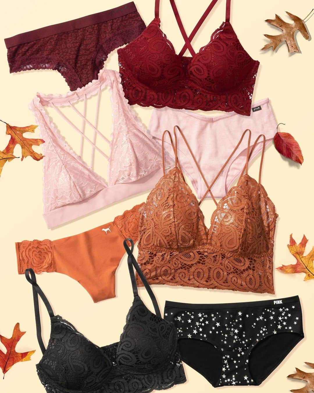 Victoria's Secret PINKさんのインスタグラム写真 - (Victoria's Secret PINKInstagram)「We’re falling for these top-drawer deals 😍 Score 7/$32 all PINK Panties & $10 off PINK Bralettes! Better hurry, this won’t last!」10月10日 2時50分 - vspink