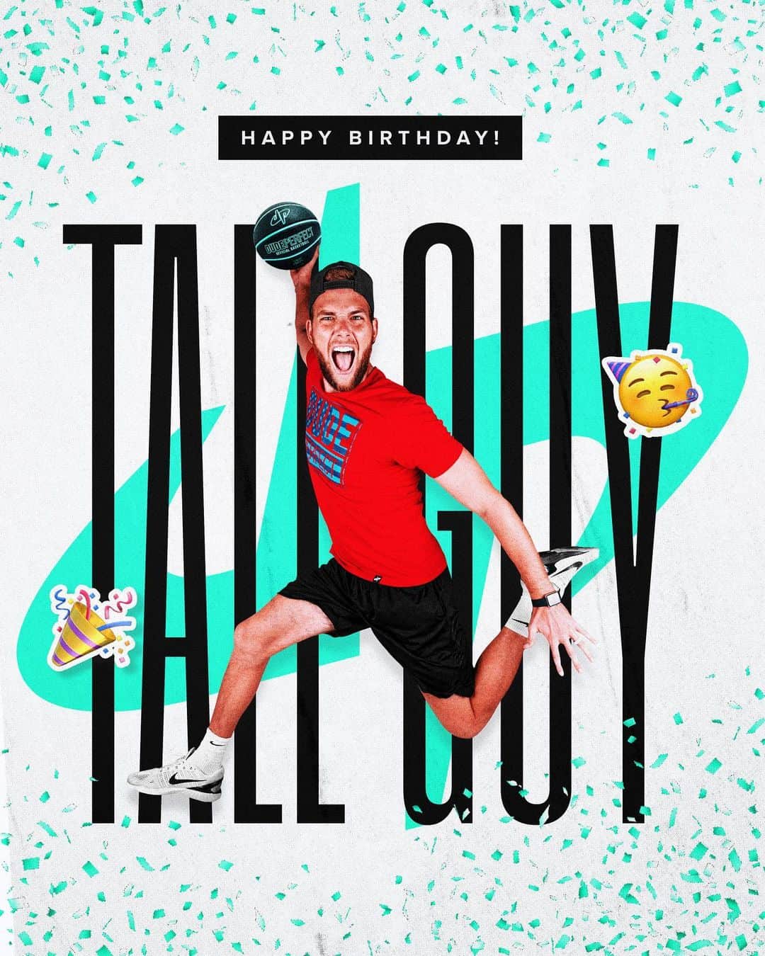 Dude Perfectさんのインスタグラム写真 - (Dude PerfectInstagram)「DOUBLE TAP to wish the Tall Guy a happy birthday! 🥳🎉🎂 Here’s to hoping 33 is injury and surgery free, @cody_jones_ 😂」10月10日 3時20分 - dudeperfect