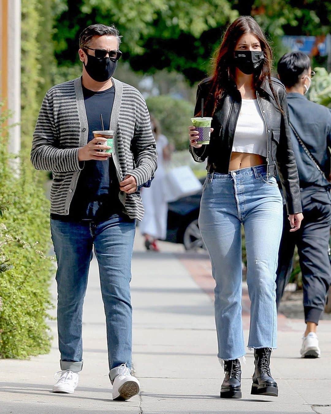 Just Jaredさんのインスタグラム写真 - (Just JaredInstagram)「@camilamorrone goes shopping with her stylist @micahmarcus while wearing her @iamavoter face mask! #CamilaMorrone #iamavoter Photo: Backgrid」10月10日 4時00分 - justjared