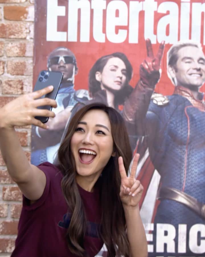 福原かれんのインスタグラム：「Digital cover for @entertainmentweekly this week! Who trolled better? The Boys or The Seven?  #TheBoysTV」