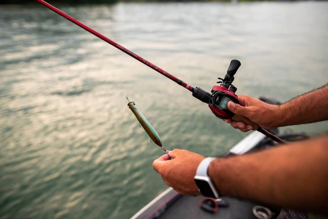 のインスタグラム：「The Fall topwater bite is here! Capitalize on the madness with a high speed gear ratio such as the Revo Rocket, and a forgiving yet limber rod such as the Veracity 7'0 Medium Fast. Click the link in our bio to learn more about topwater fishing and take advantage of the fall bite! #AbuGarcia #Topwater #Fish2Win #FallFishing」