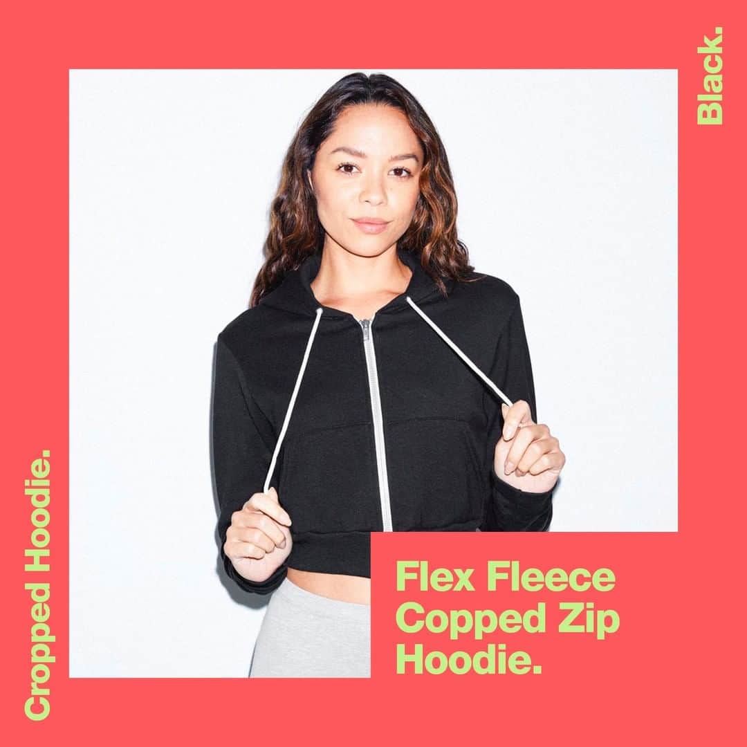 American Apparelさんのインスタグラム写真 - (American ApparelInstagram)「Here’s the Flex Fleece Cropped Zip Hoodie. A must-have basic needed for the season. Link in Bio .  📸 compliments: @aprll  .  .  #AmericanApparel #Fall #Autumn #FallBasics #AutumnSeason #FallFashion #LayersOnLayers」10月10日 6時00分 - americanapparel