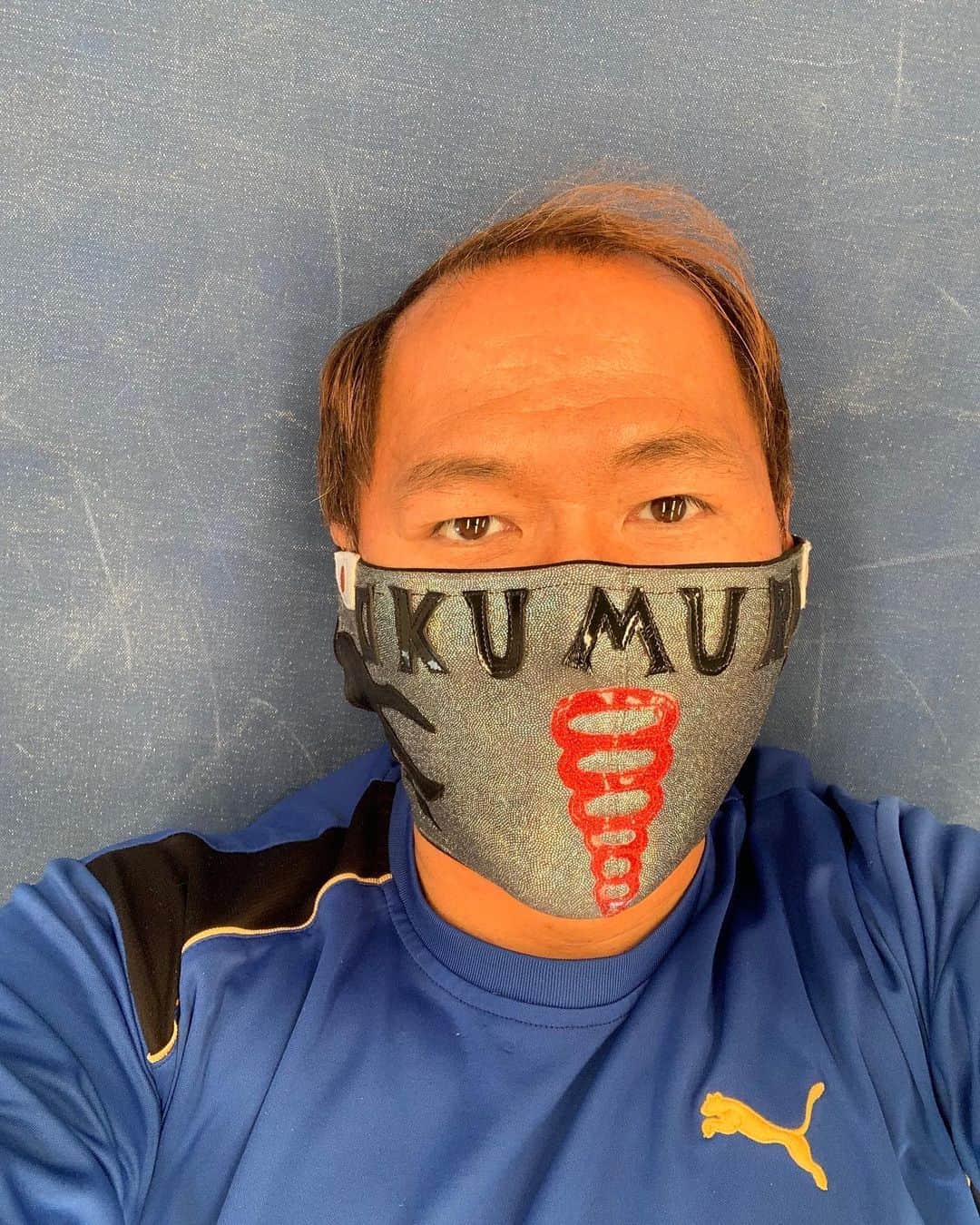奥村茂雄さんのインスタグラム写真 - (奥村茂雄Instagram)「練習中も試合中も常にマスク着用。 - - #usacubrebocas #gym #okumura #tifondeosaka」10月10日 8時14分 - okumuracmll