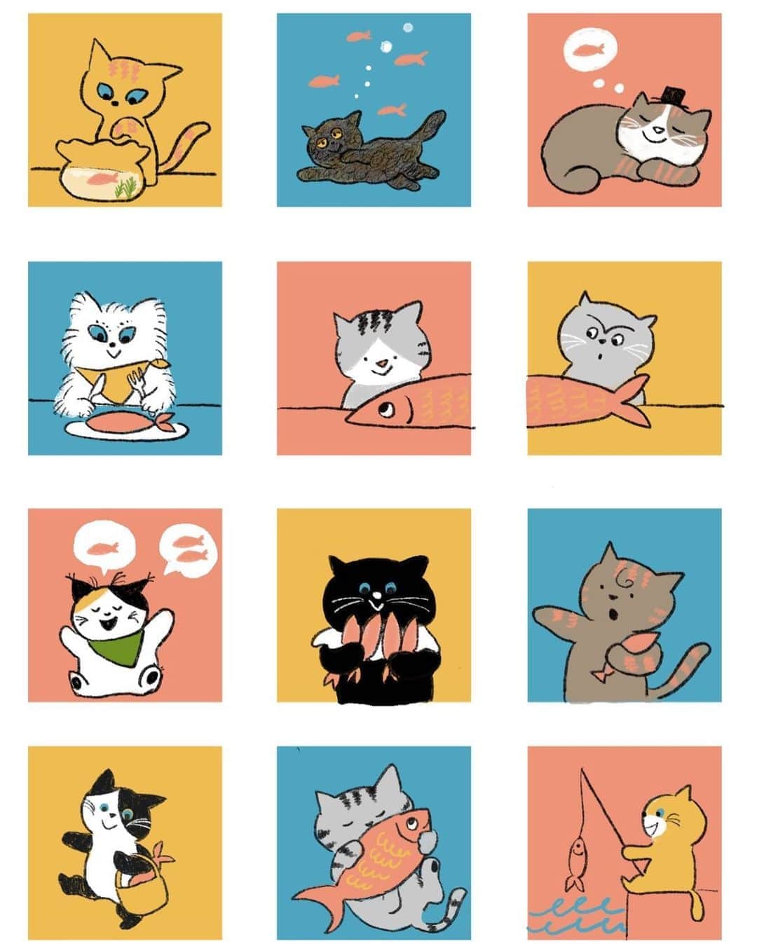 momoroさんのインスタグラム写真 - (momoroInstagram)「猫びより【辰巳出版】ラッキーキャット占い挿絵。今年で６年目になります。１１月号からまた１年間担当させていただきます😊 #猫#cat#momoro#ももろ#イラスト」10月10日 8時58分 - momoro6666