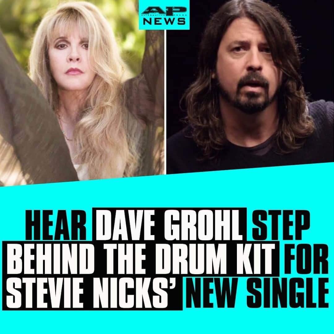 Alternative Pressさんのインスタグラム写真 - (Alternative PressInstagram)「LISTEN: Yes, that is really Dave Grohl drumming on @StevieNicks’ dreamy new single “Show Them The Way”⁠ LINK IN BIO⁠ .⁠ .⁠ .⁠ #stevienicks #davegrohl #showthemtheway #altpress #alternativepress」10月10日 9時30分 - altpress