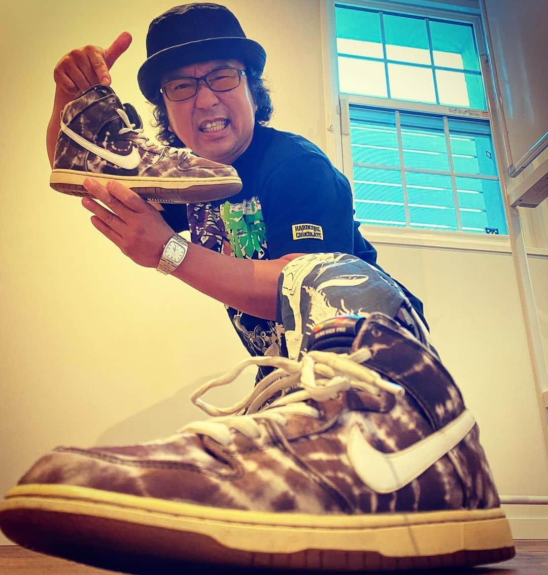 人間椅子さんのインスタグラム写真 - (人間椅子Instagram)「久しぶりの #ノブスニーカー #キモ撮り #nikedunkhighpro #nikedunkhigh  #スニーカー好き #スニーカーへッズ  #未使用スニーカー #ハードコアチョコレート #コアチョコ #ikumi」10月10日 9時41分 - ningen_isu