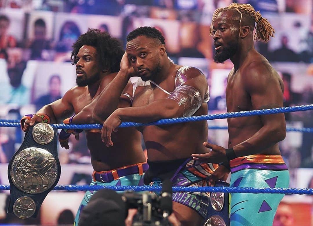 WWEさんのインスタグラム写真 - (WWEInstagram)「What just happened?! @thetruekofi and #XavierWoods won the #SmackDown tag team championships but are going to #WWERaw while @wwebige is staying on Friday nights! #WWEDraft」10月10日 10時37分 - wwe