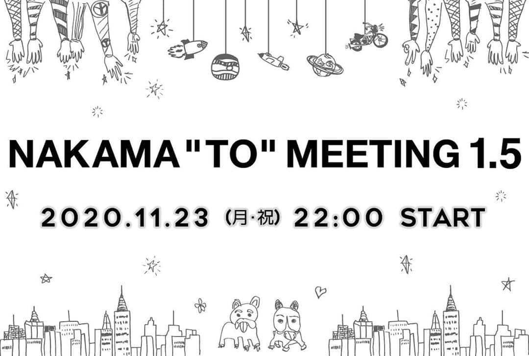 新しい地図さんのインスタグラム写真 - (新しい地図Instagram)「11月23日(月･祝)開催 『NAKAMA to MEETING_vol.1.5』チケット購入について﻿ ﻿ 【チケット購入期間】﻿ 2020年10月10日(土)12：00～11月1日(日)23：59﻿ https://contents.atarashiichizu.com/?p=14073&post_type=chizu_topic﻿ ﻿ #新しい地図﻿ #atarashiichizu﻿ #稲垣吾郎﻿ #GoroInagaki﻿ #草彅剛﻿ #TsuyoshiKusanagi﻿ #香取慎吾﻿ #ShingoKatori﻿ #NAKAMAtoMEETINGvol1_5」10月10日 12時15分 - atarashiichizu