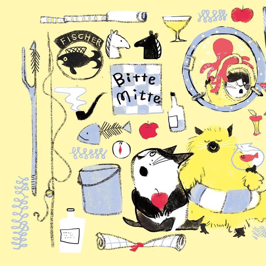 momoroさんのインスタグラム写真 - (momoroInstagram)「#釣りの日#釣り#fishing #illustration #momoro」10月10日 13時44分 - momoro6666