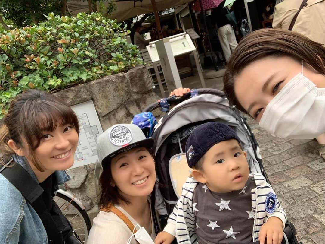 高橋みゆきのインスタグラム：「色ちゃん🎶あーちゃん🎶心ノ祐と遊んでくれてありがとうの写真😊w」