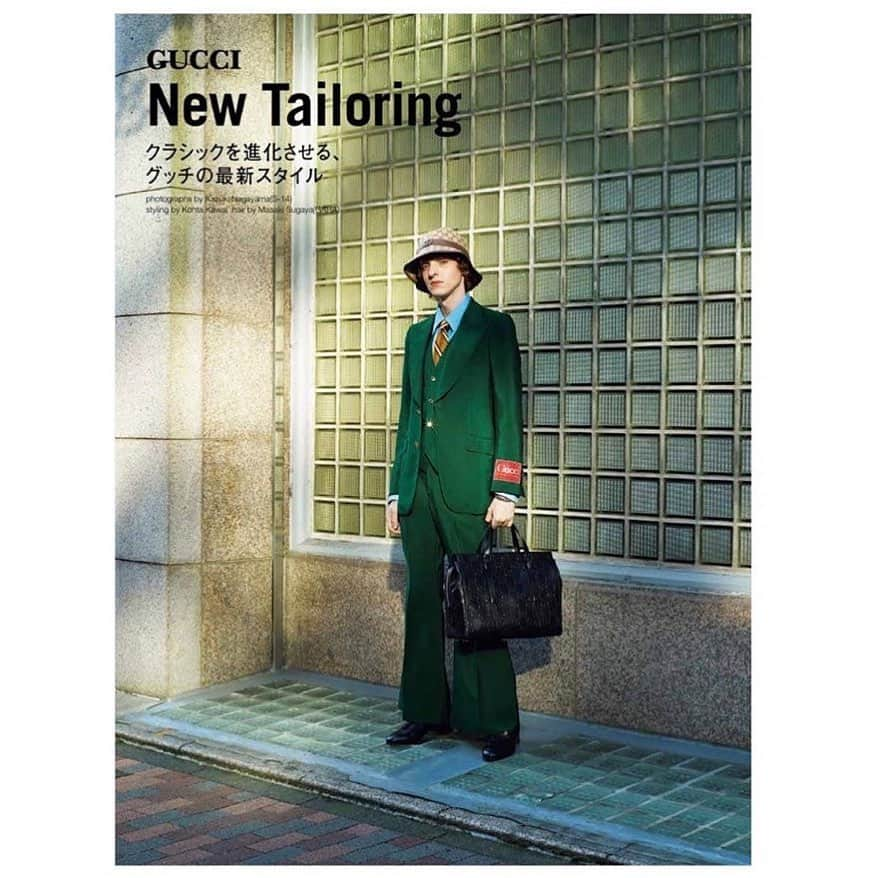 SUGAYA MASAKI / SHIMAさんのインスタグラム写真 - (SUGAYA MASAKI / SHIMAInstagram)「New work @penmagazine @gucci  pen No.505 GUCCI "New Tailoring" Photographer: @kazuki_nagayama  Styling : @st_kohtakawai  Hair : @masaki_sugaya  #pen#penmagazine#gucci#2020aw」10月10日 14時16分 - masaki_sugaya