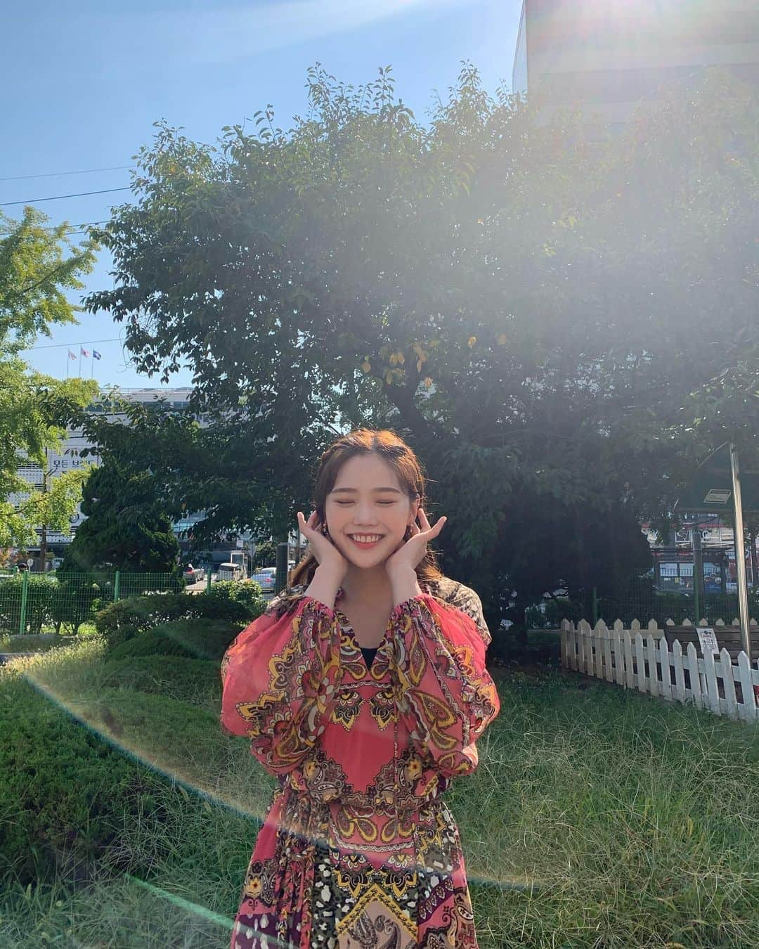 ヒョジョンさんのインスタグラム写真 - (ヒョジョンInstagram)「🧡가을해🧡」10月10日 14時26分 - candyz_hyojung