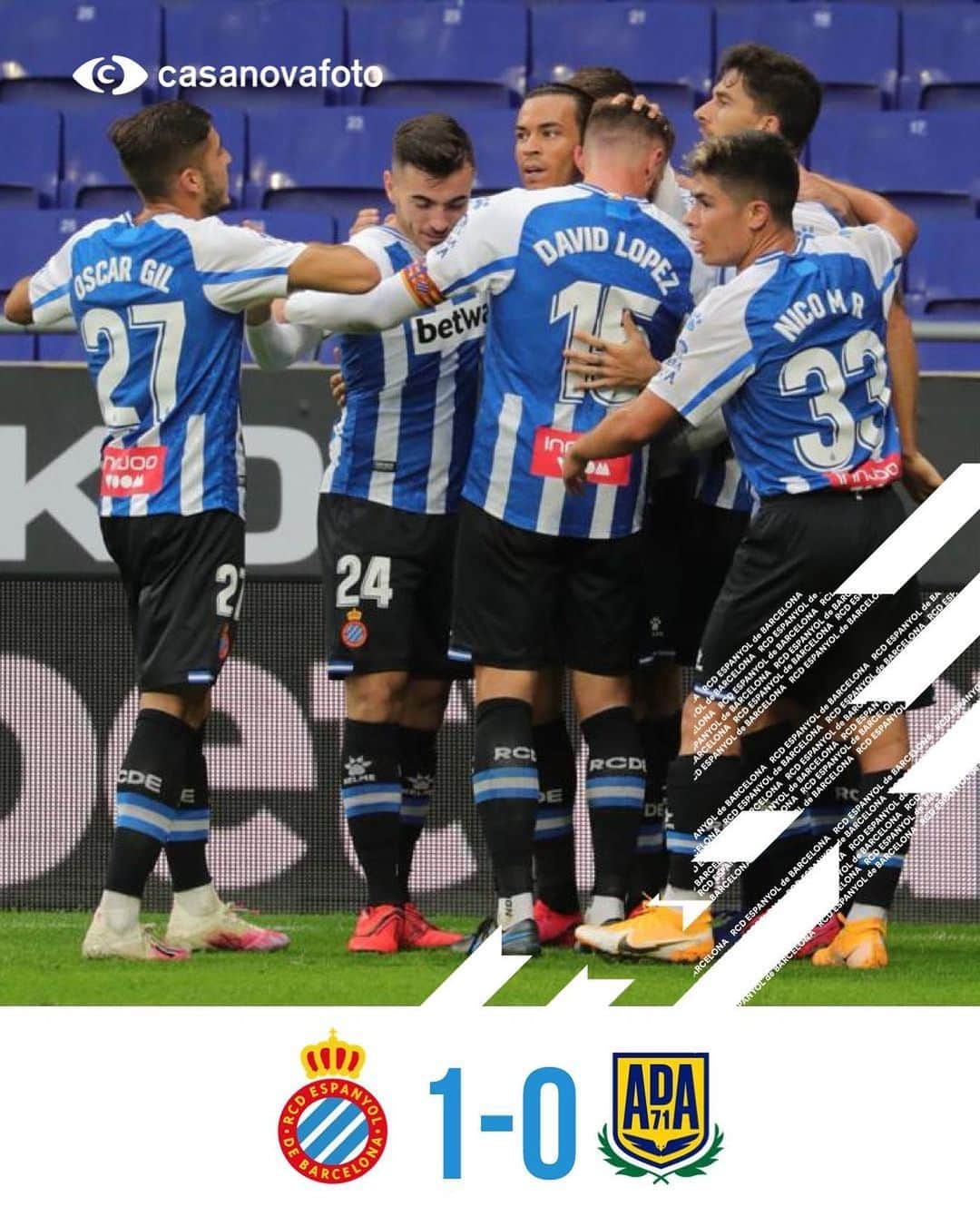 RCDエスパニョールさんのインスタグラム写真 - (RCDエスパニョールInstagram)「RCD Espanyol 1 - 0 AD Alcorcón  ⚽️ RDT  #RCDE  #EspanyolAlcorcón」10月11日 1時18分 - rcdespanyol