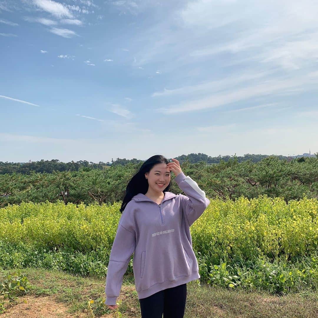 金海珍のインスタグラム：「초록초록🌷 #주말나들이」