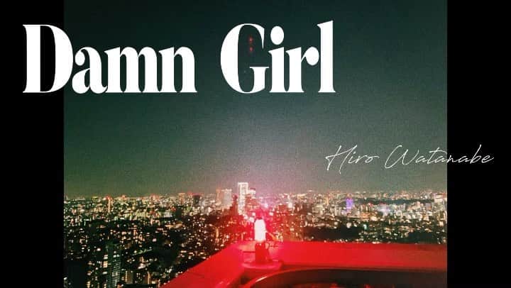 渡邊ヒロアキのインスタグラム：「.  Hiro Watanabe - Damn Girl  1年4ヶ月ぶりのNew SIngle🔥 90’sっぽいR&Bがやっぱり好きだ🤔  プロフィールのリンク先から聴いてね！ 聴いたらシェアしてくれたら嬉しいよ☺️  #Spotify  #AppleMusic」