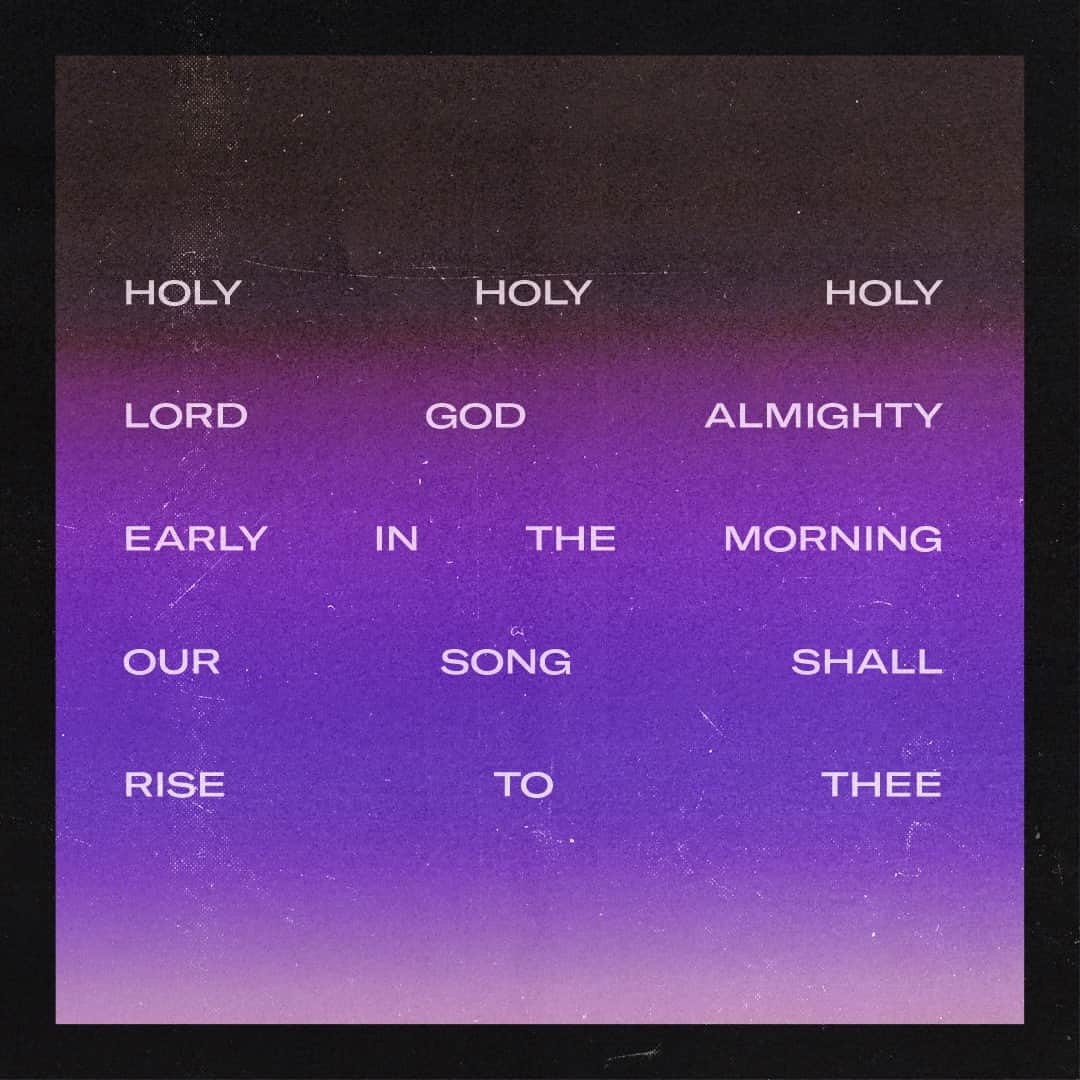 ユナイテッドのインスタグラム：「Holy holy holy Lord God Almighty Early in the morning Our song shall rise to Thee」