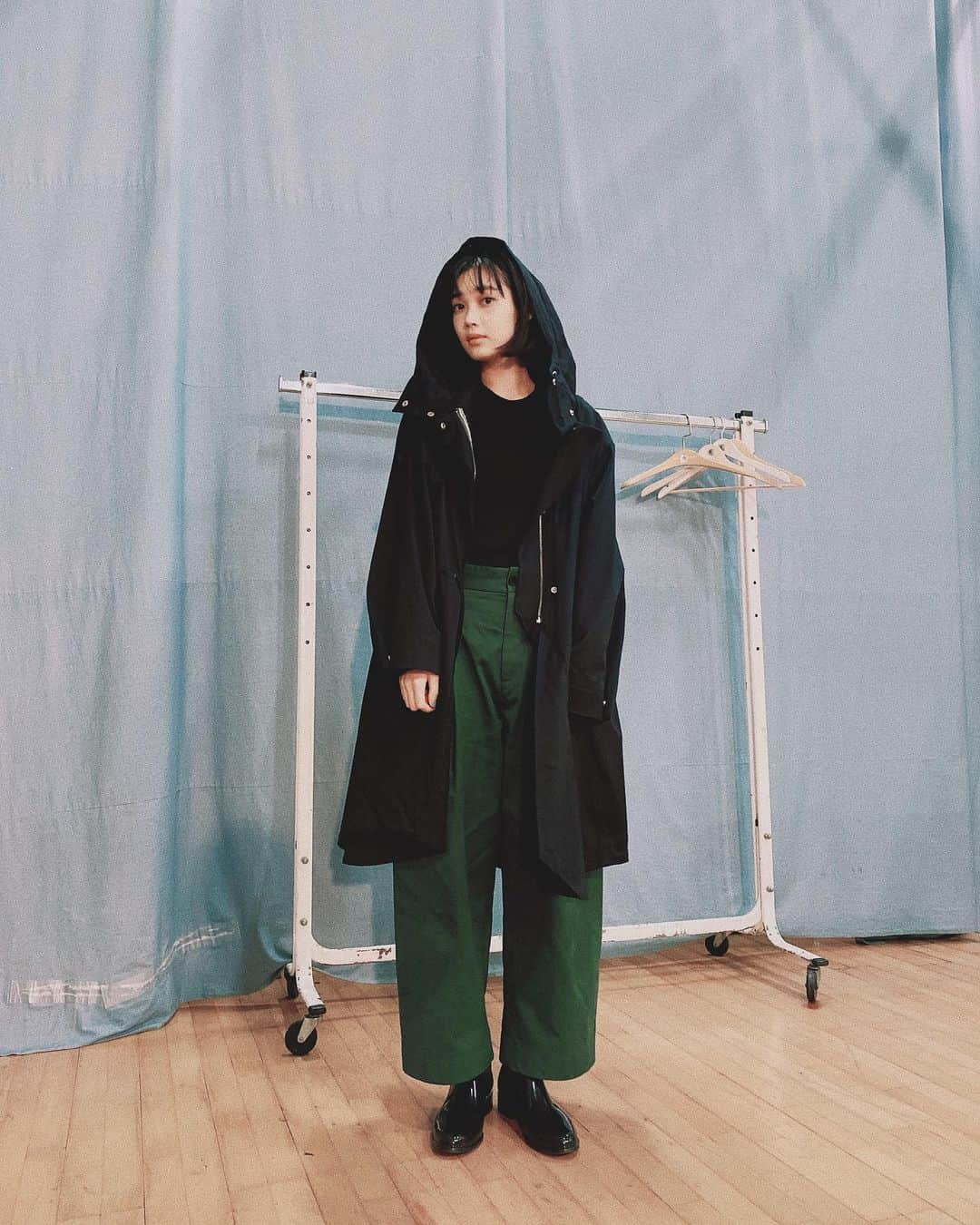 林田岬優さんのインスタグラム写真 - (林田岬優Instagram)「☔︎私服 coat #MarinaYee tops #galerievie  pant #studionicholson  rainboots #jandmdavidson #岬優私服#林田岬優#ootd#outfit」10月10日 19時35分 - miyu_hayashida