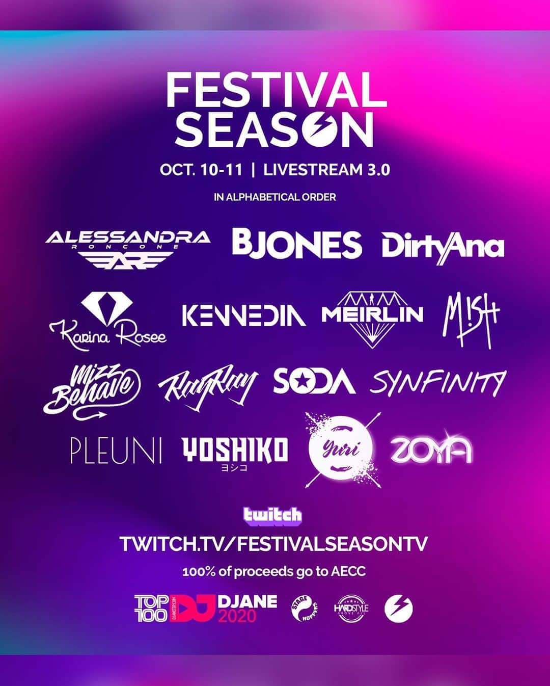 Dj Sodaさんのインスタグラム写真 - (Dj SodaInstagram)「10월 11일 새벽 6시에 시작되는 라이브스트리밍 'Festival Season 3.0' 많이 봐주세용~💙💖💙💖 #fs3rd  Come see my stream on October 11th, 6:00 AM KST for 'Festival Season 3.0'. 💙💖💙💖 It will be live streamed via twitch.tv/festivalseasontv   GET READY AND STAY TUNED:  ✔October 10th (Sat) @23:00 PM (CEST)  ✔October 11th (Sun) 06:00 AM (KST) ✔October 10th (Sat) @14:00 PM (PDT)  🖥 twitch.tv/festivalseasontv」10月10日 20時45分 - deejaysoda