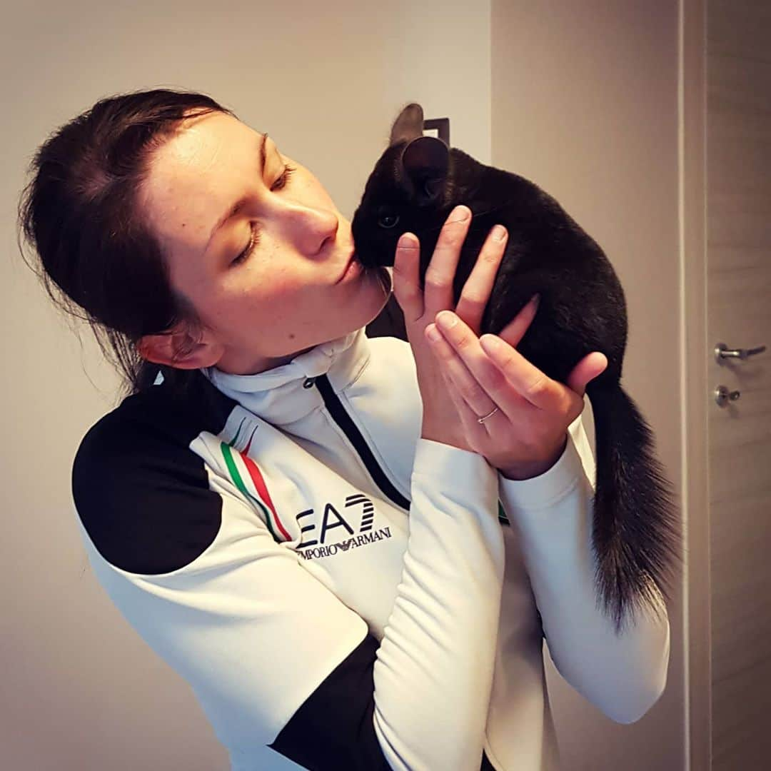 シャルレーヌ・ギニャールさんのインスタグラム写真 - (シャルレーヌ・ギニャールInstagram)「My little princess 💎 #love #kiss #princess #cincillà #chinchilla #socute」10月10日 21時20分 - charleneguignard