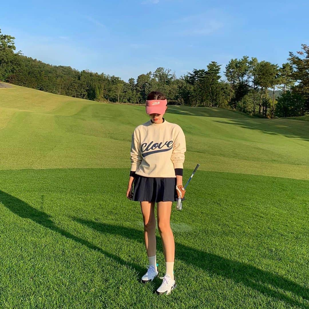 チャ・ジョンウォンさんのインスタグラム写真 - (チャ・ジョンウォンInstagram)「🏌🏻‍♀️⛳️」10月10日 21時23分 - ch_amii