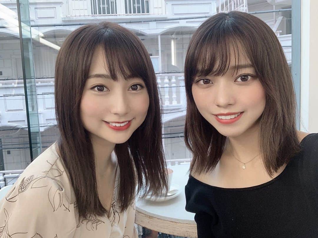 のインスタグラム：「. 昨日はミス慶應No.1の横山キラちゃん (@misskeio2020_01) と遊んできました！👗✨ 　 たくさんお話出来て楽しかったなあ😚   カフェ行ったり ショッピング行ったりしたよ〜🐈🤍 　 #代官山カフェ #cafefaconroasteratelier」