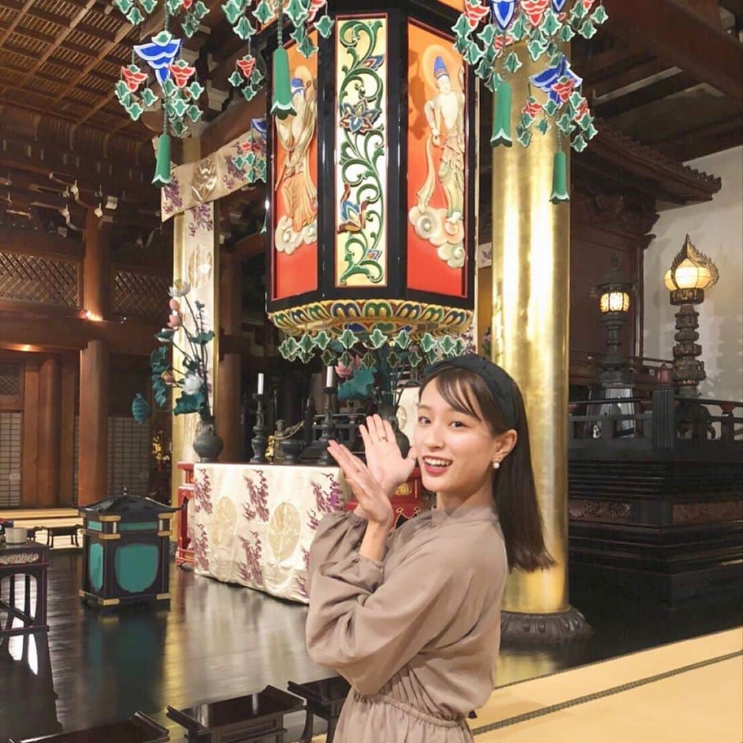 佐藤華純さんのインスタグラム写真 - (佐藤華純Instagram)「.  【 #寺社巡り】  先日、金戒光明寺さんにお邪魔しました！  お寺の中を案内していただきながら、金戒光明寺の歴史を沢山お話してくださいました✨  実は何度か行ったことのあるお寺だったので、貴重なお話を聞けて良かったです！  瓦には「グランプリを取れますように」とお願い事を書いてきました🌷  金戒光明寺さんのアカウント(@kurodani1175)もあるので是非フォローをっ！  ※前髪ぺちゃんこなのはスルーしてね♡  supported by @takamibridal_wakon  #ミスキャンパス立命館2020 #MCR2020  #立命館 #立命館大学 #京都 #女子大生  #ミスキャン #ミスコン #ファイナリスト  #京都観光 #京都旅行 #寺巡り #金戒光明寺」10月10日 22時46分 - mcr2020_02sk