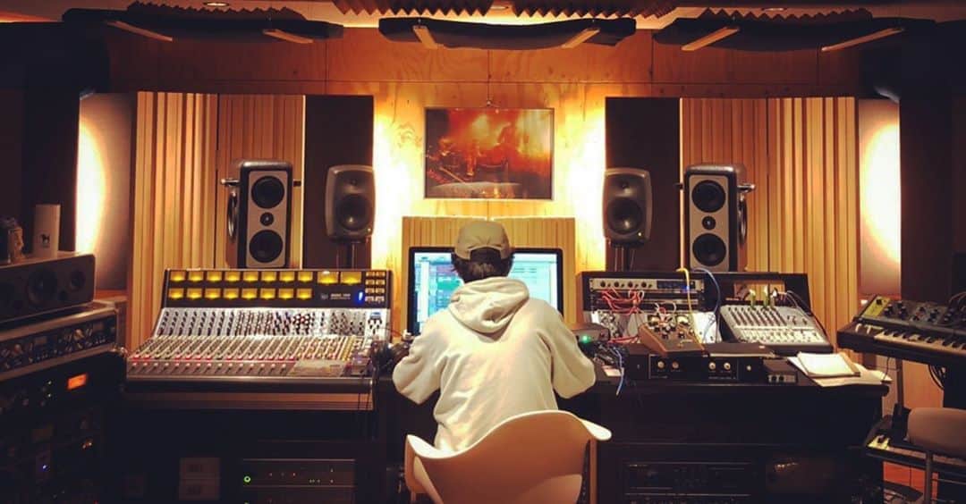 のインスタグラム：「#coldbrainstudio #gotch #3rdalbum」