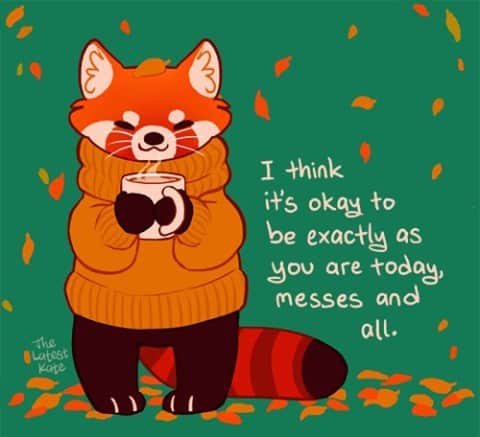 のインスタグラム：「A gentle reminder on #WorldMentalHealthDay. — thelatestkate.tumblr.com⁠ #tumblrstaffpicks: @thelatestkate⁠ #mentalhealth #selfcare #loveyourself」