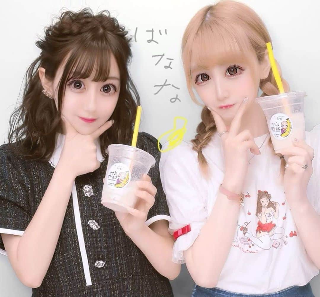 のインスタグラム：「お気に入りのプリはmeluluです〜〜 ゲーセン行ってあったら絶対ここで撮る❤︎  #melulu #meluluしか勝たん #プリクラ #プリント倶楽部 #swankiss #バナナジュース #渋谷109」