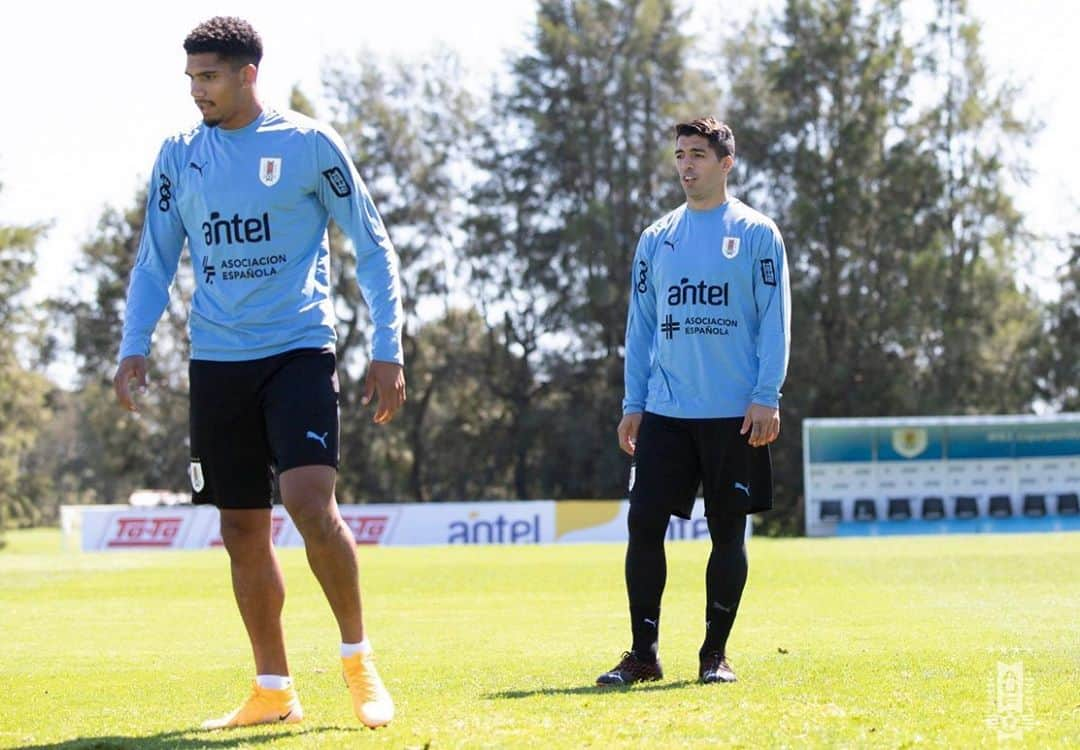 ルイス・アルベルト・スアレスさんのインスタグラム写真 - (ルイス・アルベルト・スアレスInstagram)「Seguimos preparando el próximo partido! 🔵⚪️ @aufoficial #eliminatorias2022 #elquipoquenosune」10月11日 0時22分 - luissuarez9