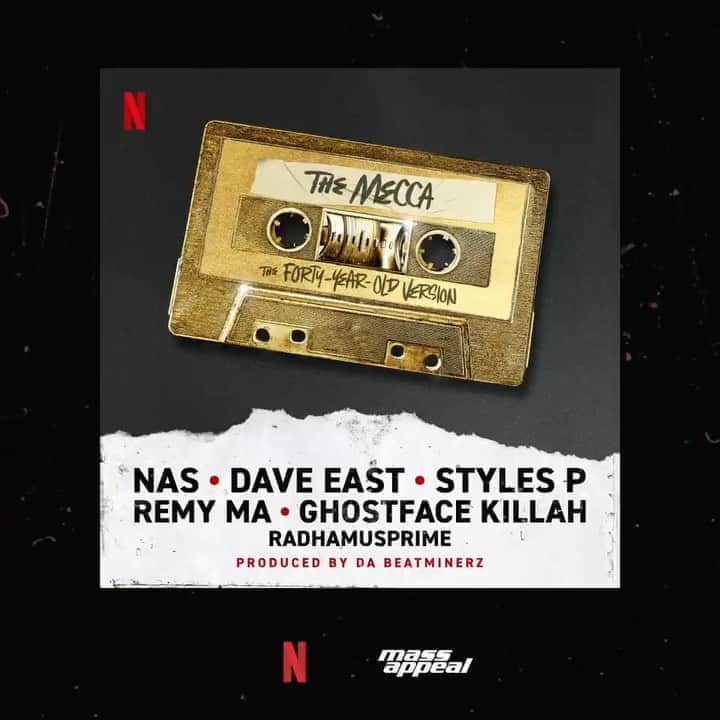 レミー・マーのインスタグラム：「This is “The Mecca”, inspired by the award-winning film, The Forty-Year-Old Version, in select theaters & @Netflix now! ▶️ Song available on all platforms! @massappeal @fortyyearoldversionfilm #RemyMa」