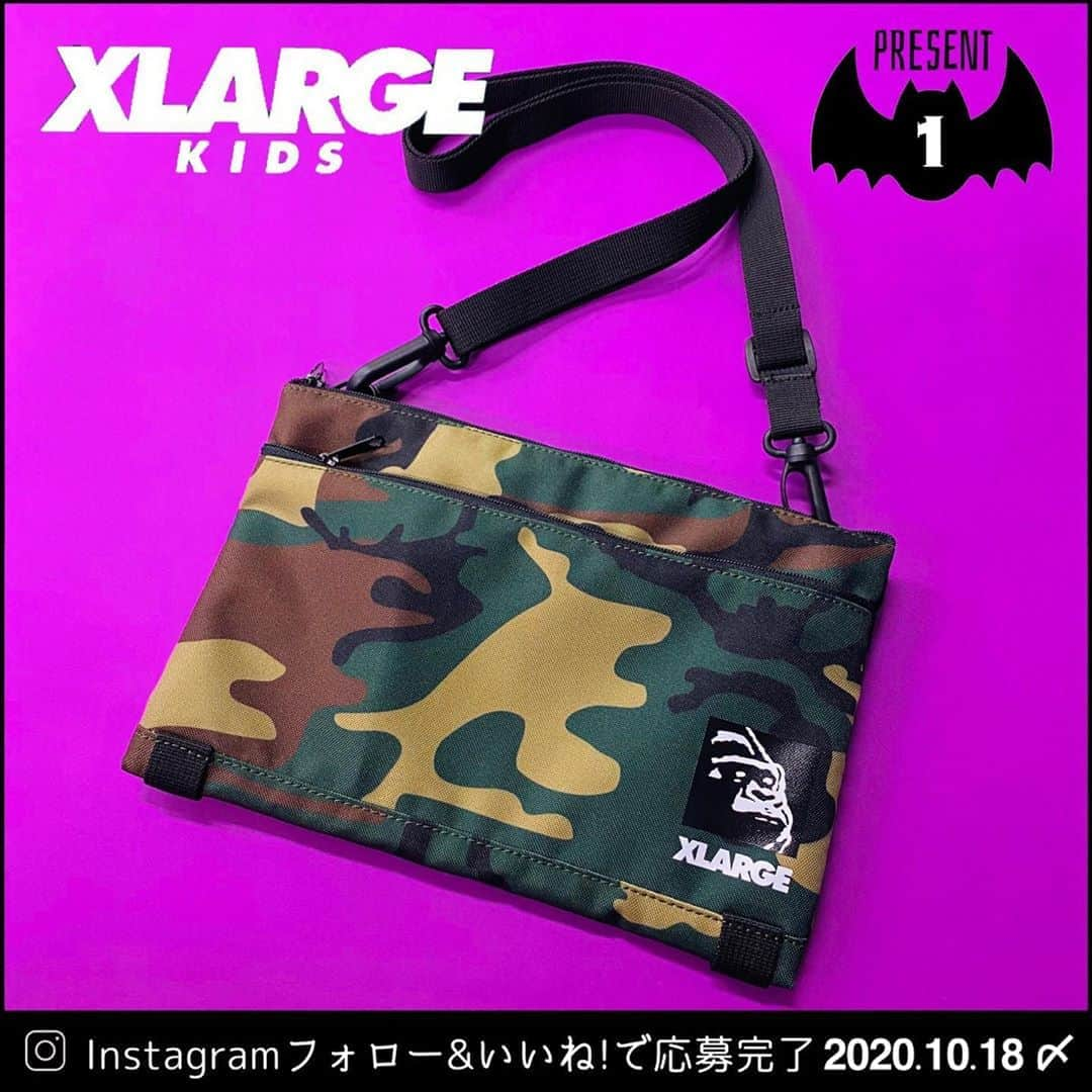 X-girl Stages Officialさんのインスタグラム写真 - (X-girl Stages OfficialInstagram)「X-girl Stages & XLARGE KIDS こちらのプレゼントキャンペーンは10/18をもちまして ご応募期間〆切となりました。 みなさま、沢山のご応募ありがとうございます。 引き続きエックスガール ステージス・エクシトララージ キッズ(@xgirlstages)をよろしくお願い致します。 ﻿. . . . . ＼インスタグラム限定／﻿ プレゼントキャンペーン﻿ present campaign start‼︎﻿ ﻿ 【X-girl Stages & XLARGE KIDS連動企画】﻿ ﻿ 🎃ハッピーハロウィン🎃﻿ プレゼントキャンペーン👻👻👻スタート♬﻿ ﻿ ‪10/18(日)応募しめきりです！﻿ たくさんのご応募お待ちしております🦍🛹💕﻿ ﻿ 🌈応募期間🌈﻿ 2020年10/11日(日)～2020年10/18(日)23:59まで﻿ ﻿ 🌟応募方法🌟﻿ Step❶﻿ 公式アカウント@xgirlstages をフォロー﻿ ﻿ Step❷﻿ X-girl Stages(エックスガール ステージス) または﻿ XLARGE KIDS(エクストララージ キッズ)の﻿ プレゼント対象の投稿「いいね！」するだけで応募完了﻿ ﻿ ★お洋服のプレゼントサイズは当選のご連絡の際にお伺いいたします。80〜140cmからお選び下さい。﻿ ﻿ ★プレゼント商品のリュック・ショルダーバックはサンプル商品のため実際の商品と仕様やカラーが違ったりネーム類がついていないものもございますがご了承のうえご応募いただけますようよろしくお願いします。﻿ ﻿ 🦍当選確率アップするかも🦍 フィード&ストーリーズに @xgirlstages をタグ付けして キャンペーン投稿をリポストすると当選確率アップするかも‼︎﻿ ﻿ 【🎁プレゼント発送について】﻿ ・キャンペーン応募期間終了後に、抽選にて当選者を決定﻿ ・当選者さまにはクレードスコープ公式アカウントよりダイレクトメールにてご連絡させていただきます。﻿ ﻿ 【ご注意】﻿ ・プレゼントのお届け先は日本国内に限らせていただきます。﻿ ・7日以内に当選者の方へ連絡がつかない場合は、その当選は無効となりますので、﻿ ・サイズの変更はできません。﻿ ・個人情報につきましては、商品発送のみに利用して、それ以外の目的では使用致しません。﻿ ﻿ #xgirlstages#xlargekids #xgs #xlk #xgirl #xlarge  #エックスガールステージス#エックスガール#えっくすがーる#エクストララージキッズ﻿ #エクストララージ #ナルミヤオンライン#narumiyaonline﻿ #ナルミヤインターナショナル #インスタ映え#おうち時間#女の子ママとつながりたい  #キッズコーデ #kidsfashion#プレゼントキャンペーン #プレゼント企画 #プレゼント🎁 #プレゼント企画応募 #プレゼントキャンペーン実施中 #プレゼント企画実施中 #プレゼント企画🎁 @narumiyaonline_official」10月11日 11時14分 - xgirlstages