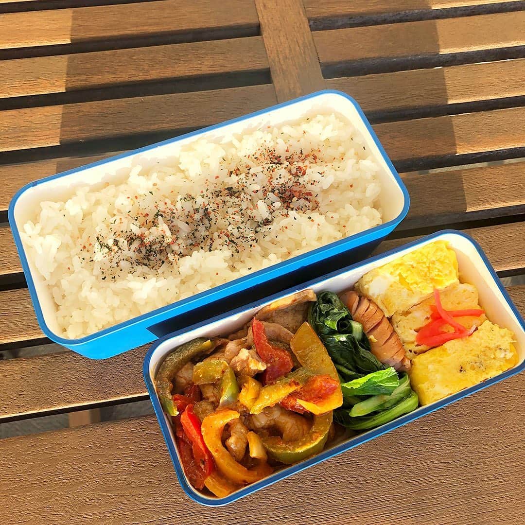 のインスタグラム：「こんにちは。 今回もワンズテラススタッフ「今日のお弁当」では、お弁当のポイントやこだわり、おすすめアイテムなどをご紹介します！アウトドアが趣味のIさん。最近は低温調理にはまっているそうです。  ＜第4回目＞ お客様相談室・品質管理室担当　Iさん  ■こだわり・ポイント 「お弁当作りは、子どもたちの学生時代からスタートしているので、もう10年以上毎日作っています。おかずはなるべく立体的に盛り付けるようにしています。また彩りを大切に。ついお肉類が多くなりがちですが、パプリカやブロッコリーなどの野菜や魚、タマゴなども意識して入れるようにして、バランスを考えています。料理が楽しいので、毎日のお弁当も苦ではないのが何よりです」  ■おすすめアイテム 「お弁当箱は、ワンズテラスで購入したものです。おかずとごはんの容器が分かれているので、ごはんにおかずの匂いが移ったり、汁気を吸ったりしないところがお気に入りです。またブルー系のグラデーションやバンブー素材の蓋との組み合わせも、デザイン的にポイントが高いです」  10年以上毎日お弁当を作っているだけあって、栄養バランスや彩りにも配慮されていますね。ぜひ参考にしてみてください。  #暮らしの旬 #onesterrace #ワンズテラス #onesday #お弁当 #お弁当作り #お弁当女子 #お弁当男子」