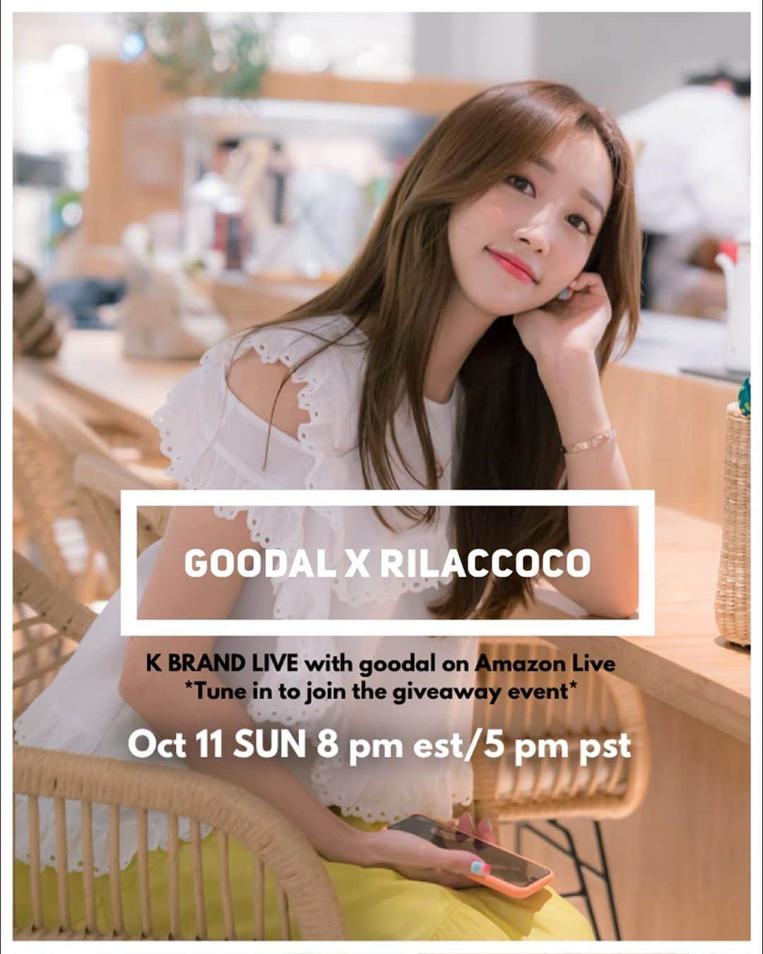 COCO さんのインスタグラム写真 - (COCO Instagram)「K BRAND LIVE with goodal on Amazon Live🖤  Oct 11 SUN 8 pm est/5 pm pst (tomorrow) 🖤 *Tune in to join the giveaway event*  #KbrandLIVE #Kbeauty #AmazonLive #goodal  https://amzn.to/3dafSLu (direct link on profile and story)」10月11日 11時39分 - rilaccoco