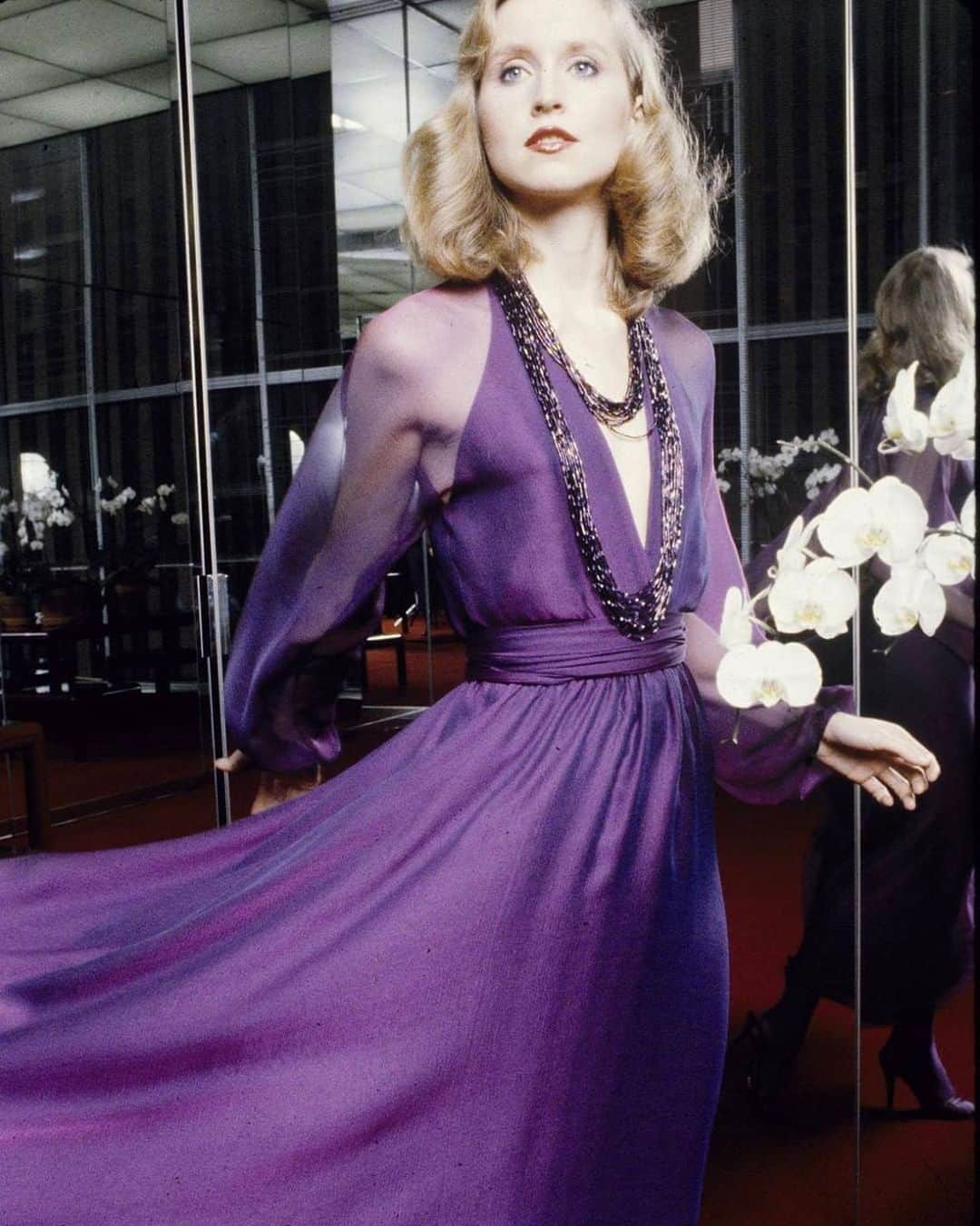 のインスタグラム：「Weekend mood: #Halston Fall/Winter 1979」