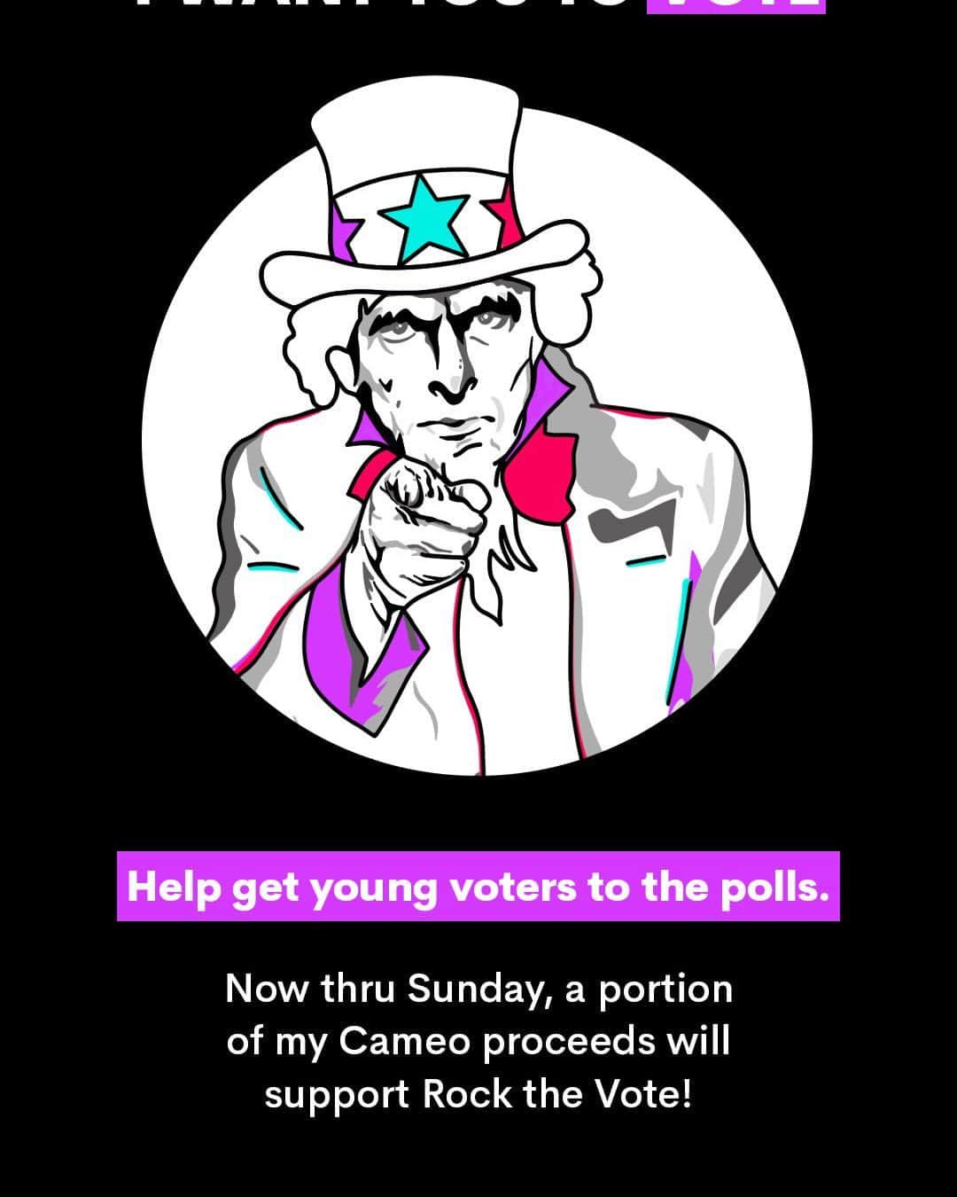 ディーン・ノリスのインスタグラム：「Doing Cameos to help get out the vote!」