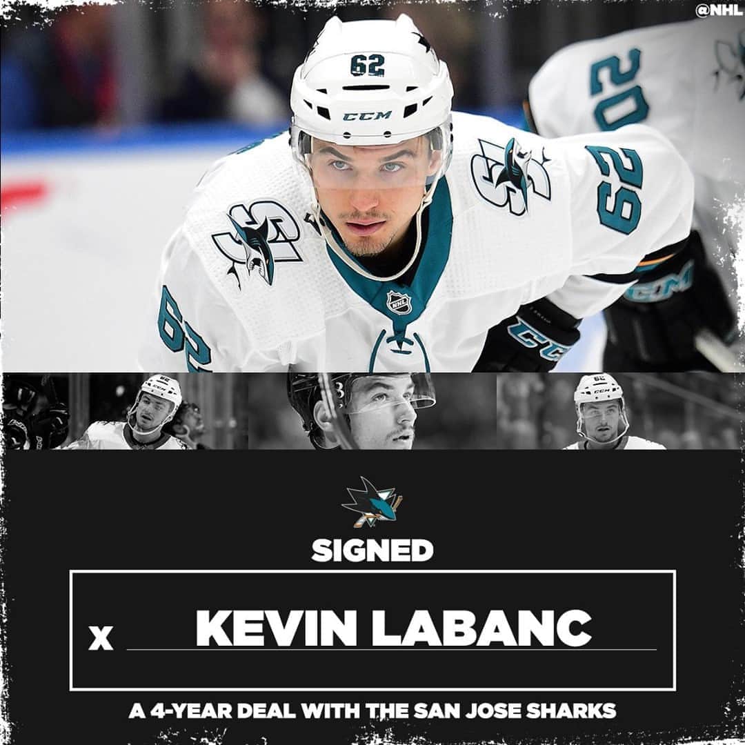 NHLさんのインスタグラム写真 - (NHLInstagram)「STRAIGHT TO 💰 LABANC 💰!  The @sanjosesharks re-sign Kevin Labanc (@klabanc12) to a four-year deal. #NHLFreeAgency」10月11日 5時50分 - nhl