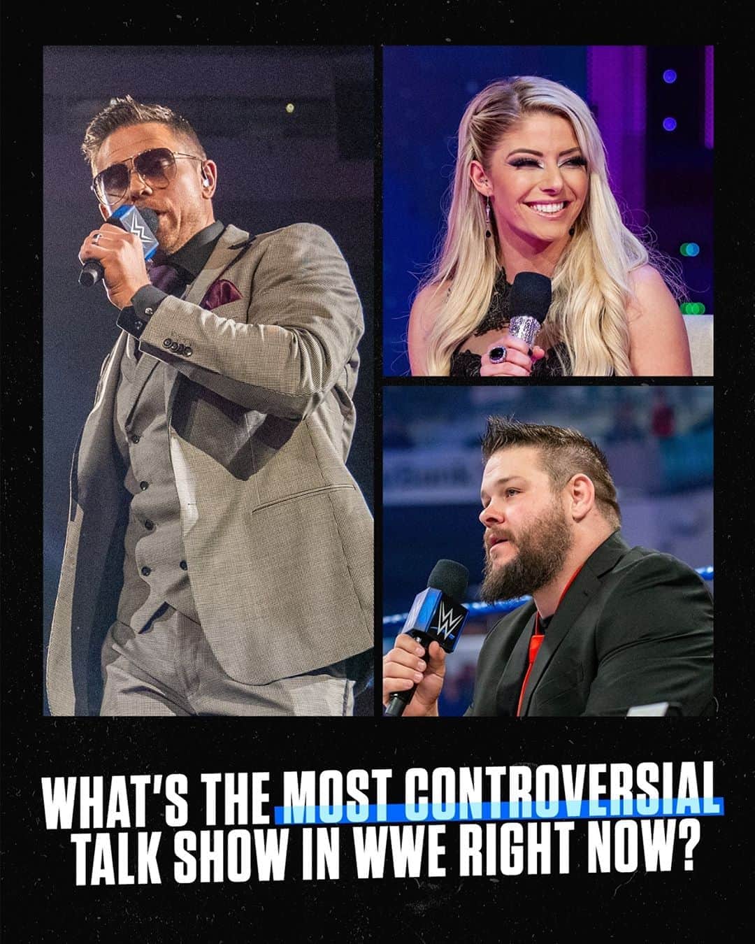 WWEさんのインスタグラム写真 - (WWEInstagram)「@mikethemiz's #MizTV, @alexa_bliss_wwe_'s #AMomentOfBliss or Kevin Owens' #TheKOShow: What's your pick? 🎤」10月11日 6時00分 - wwe