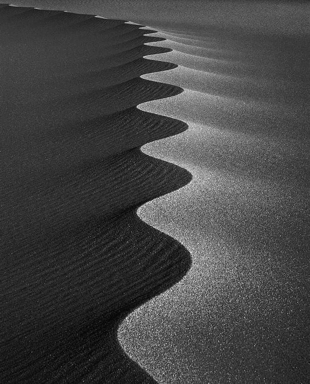 Canon Photographyさんのインスタグラム写真 - (Canon PhotographyInstagram)「Stunning black and white minimalism. Photography // @nikbarte Curated by @steffeneisenacher  #egypt #sanddunes #blackandwhitephotography minimalism #desert」10月11日 6時42分 - cpcollectives