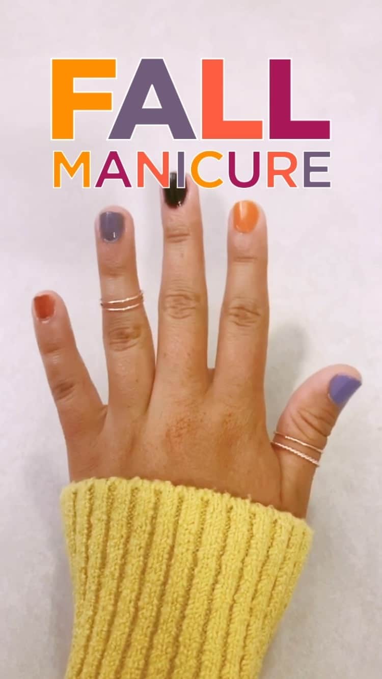 ロック&リパブリックのインスタグラム：「Nail the perfect fall manicure! 🍂💅🏼#Kohls #KohlsFinds #fallvibes #diymanicure」