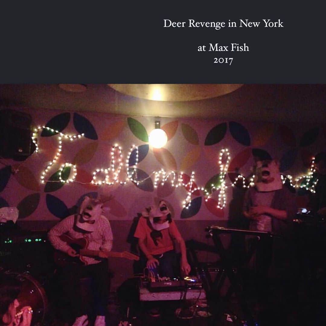 蓮沼執太さんのインスタグラム写真 - (蓮沼執太Instagram)「ちょうど3年前！ニューヨーク Lower Manhattan を驚かした夜。Deer Revenge at Max Fish。なついなー  Deer Revenge's show at Max Fish in NYC. 2017.」10月11日 21時14分 - shuta_hasunuma