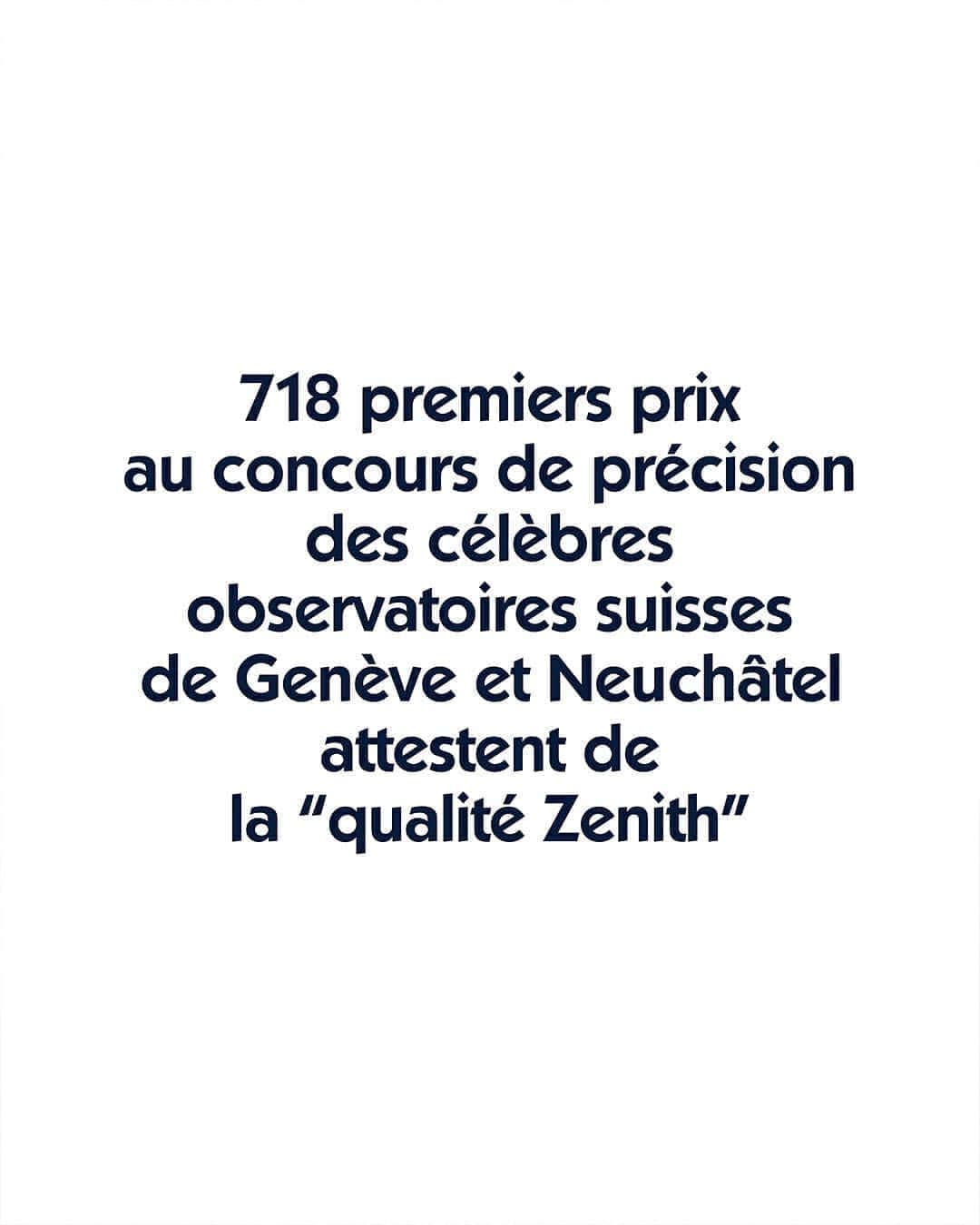 ゼニスのインスタグラム：「#VintageAds: "718 first-place prizes in precision chronometry contests by the esteemed Geneva and Neuchâtel observatories are a testament to the "Zenith Quality"". And we've been in pursuit of precision ever since.  Zenith's advertisement  from 1958  #Zenith #ZenithWatches #Watches #Watch #Watchesofinstagram #Watchfam #WatchoftheDay #Luxury #WatchAddict #Watchcollector #Horology #DailyWatch #ElPrimero #Chronograph #VintageWatches」