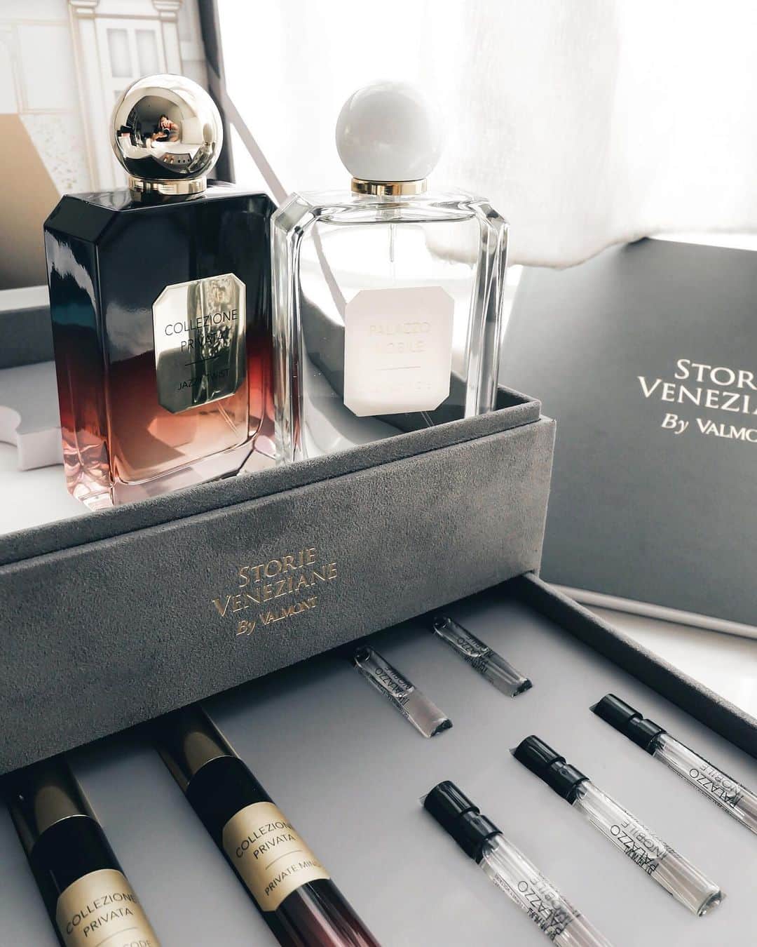 Ruby Kwanさんのインスタグラム写真 - (Ruby KwanInstagram)「The Storie Veneziane by VALMONT is a collection of high olfactory jewelry created by the artistic director & president of #VALMONT - Didier Guillon and his wife Sophie Guillon, the CEO of the group. 💎💎💎 A high jewelry class of perfume.  #VALMONTHongKong #VALMONTcosmetics #WhenArtMeetsBeauty #StorieVeneziane #rougeclosetbeauty」10月11日 20時05分 - rougecloset