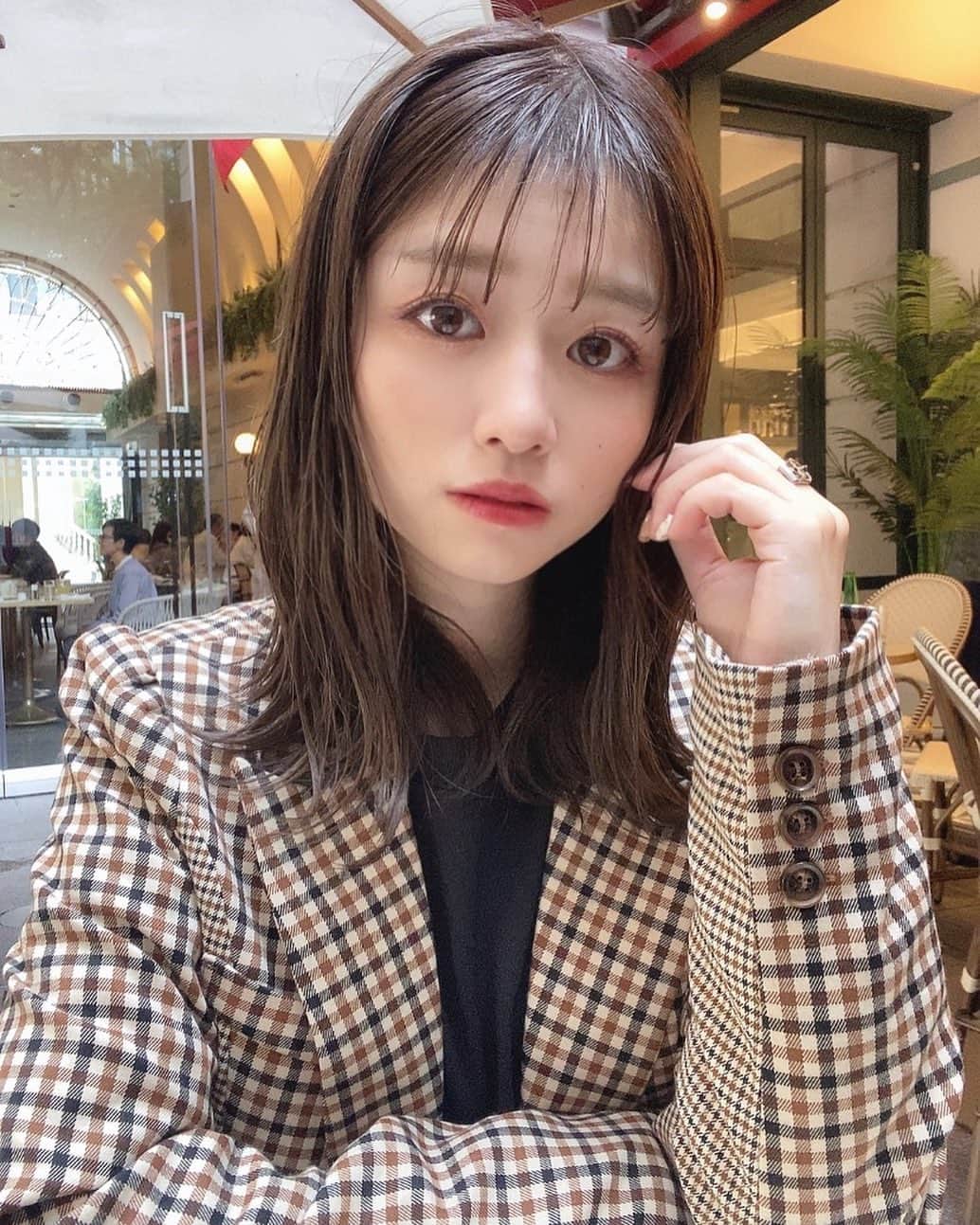 朴木優香里のインスタグラム：「髪色かえたあ🍁」