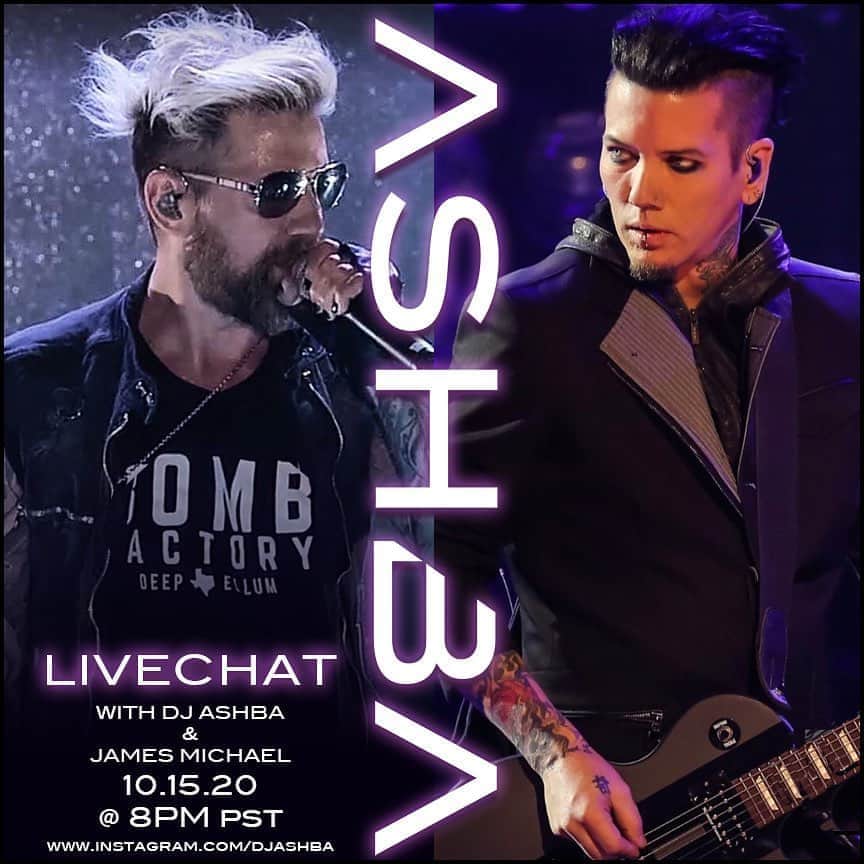 DJアシュバさんのインスタグラム写真 - (DJアシュバInstagram)「Join @djashba & @jamesmichaelofficial 10.15.20 @ 8pm pst for an exclusive Livechat. www.instagram.com/djashba . Let’s Dance (feat. James Michael) drops 10.16.20 . “To hear ASHBA’s incredible guitar work surrounded by the electronics of EDM showcases not only his skills as an artist but as a producer and writer as well. I was thrilled when he invited me to be a feature on ‘Let’s Dance’!” - James Michael . “On ‘Let’s Dance,’ my goal was to create the perfect blend of rock and EDM by laying down the foundation with an infectious hardcore dance beat, melodic guitars and topping it off with one of the best vocalists in rock!” - Dj ASHBA」10月11日 12時25分 - ashba